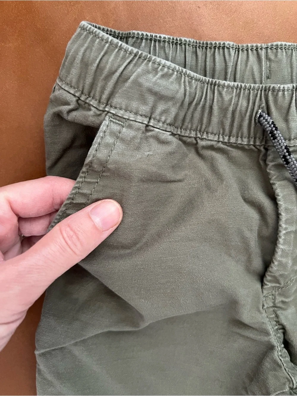 GAP Kids Olive Drawstring Pants, 4yrs
